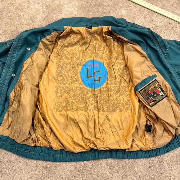 Vintage Lucien Garson Jacket 80's Chic Womens Oversized Size L Shoulder Pads - Picture 4 of 12